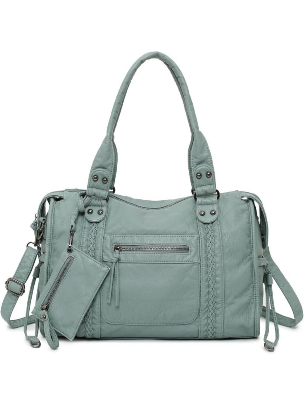 Y2K Vintage Vegan Leather Hobo Shoulder Bag - Stylish Tote for Women